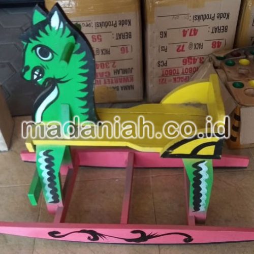 Mainan Kuda Goyang Anak Dari Kayu