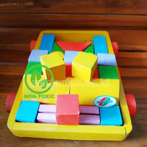 Distributor Alat Peraga Edukatif Balok Mobil Bongkar Pasang Banten