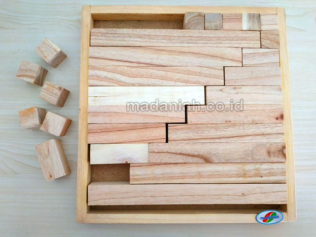 Distributor Alat Peraga Edukatif Balok Ukur Natural Sumatera Selatan