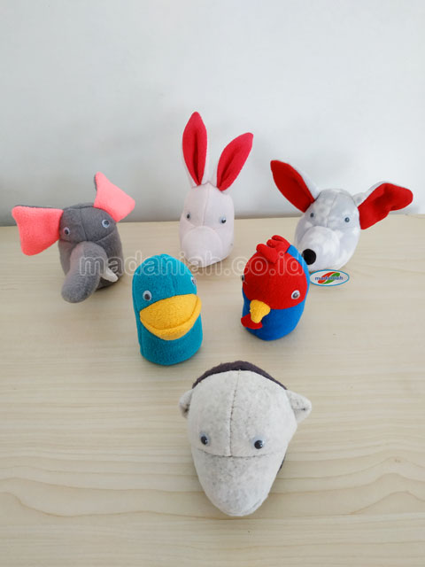 Distributor Alat Peraga Edukatif Boneka Jari Hewan Wool Sumatera Selatan