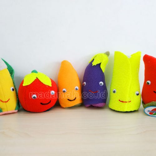 Distributor Alat Peraga Edukatif Boneka Jari Sayur Wool Maluku Utara