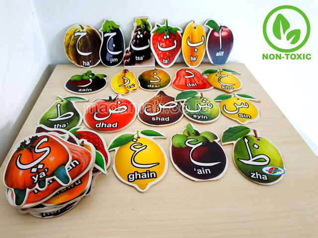 Distributor Alat Peraga Edukatif Buah Huruf Arab Bali