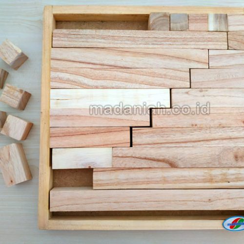 Distributor Alat Peraga Edukatif Balok Ukur Natural Lampung