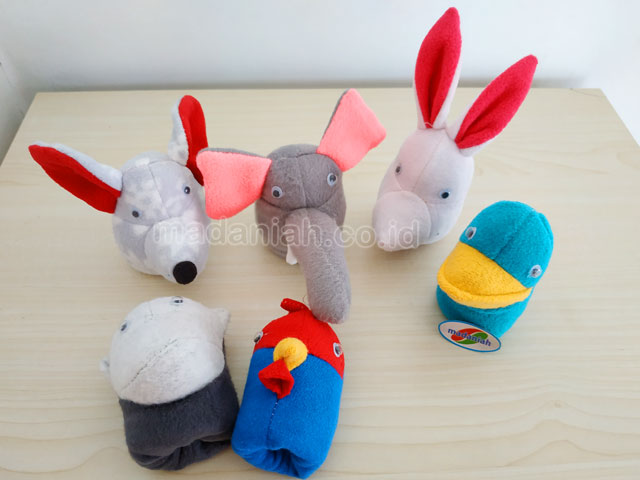 Distributor Alat Peraga Edukatif Boneka Jari Hewan Wool Kalimantan Barat