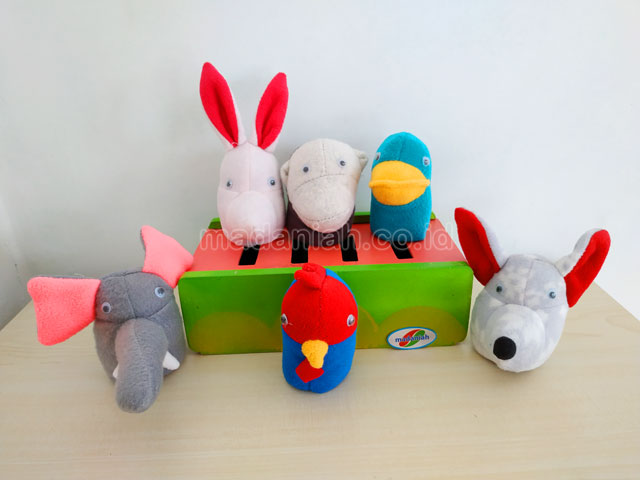 Distributor Alat Peraga Edukatif Boneka Jari Hewan Wool Kalimantan Utara