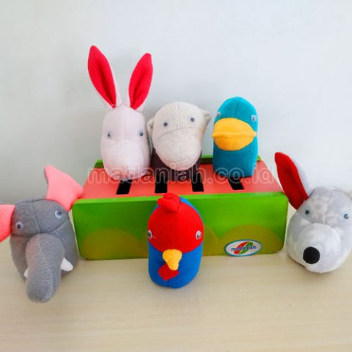 Distributor Alat Peraga Edukatif Boneka Jari Hewan Wool Sumatera Utara