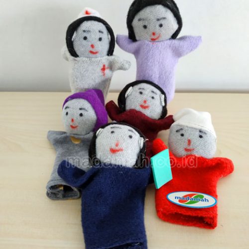 Distributor Alat Peraga Edukatif Boneka Jari Profesi Wool Aceh
