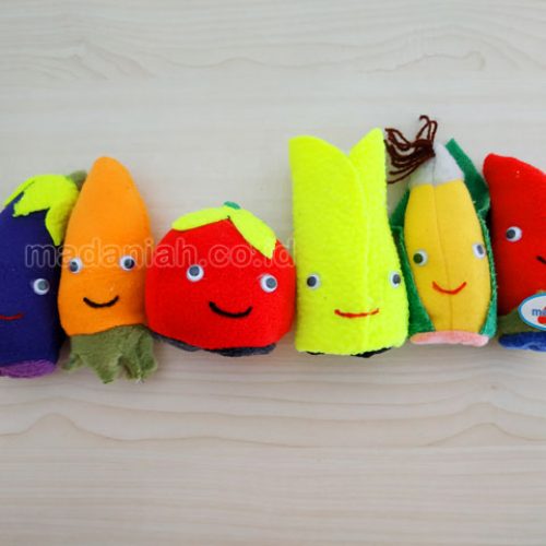 Distributor Alat Peraga Edukatif Boneka Jari Sayur Wool Jambi