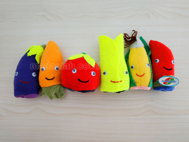 Distributor Alat Peraga Edukatif Boneka Jari Sayur Wool Kalimantan Barat