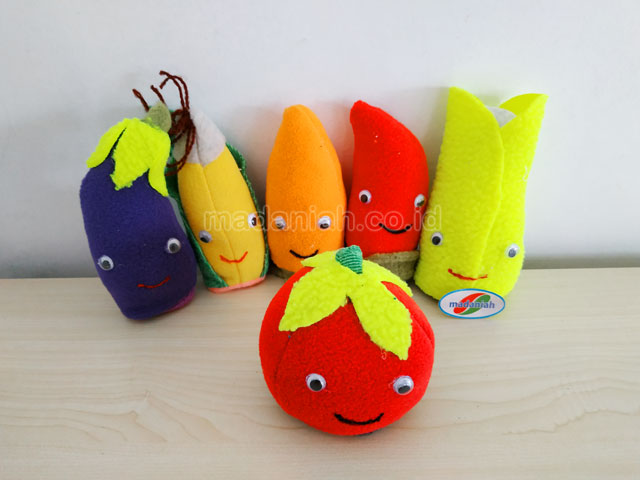 Distributor Alat Peraga Edukatif Boneka Jari Sayur Wool Kalimantan Tengah
