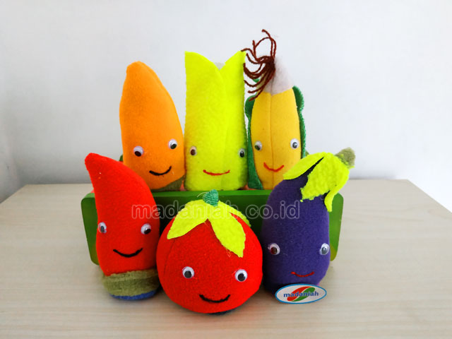 Distributor Alat Peraga Edukatif Boneka Jari Sayur Wool Sumatera Utara