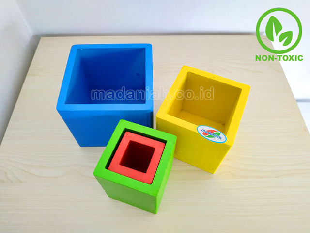 Distributor Alat Peraga Edukatif Kotak Tebal Tipis Besar Kecil Maluku
