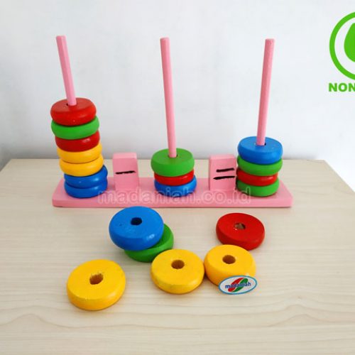 Distributor Alat Peraga Edukatif Menara Donat Hitung Maluku Utara