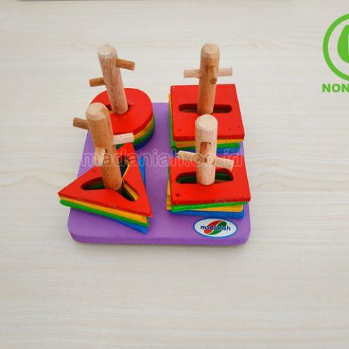 Distributor Alat Peraga Edukatif Menara Kunci 4 Tiang Yogyakarta