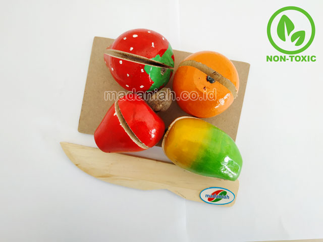 Distributor Alat Peraga Edukatif Miniatur Buah Potong Maluku