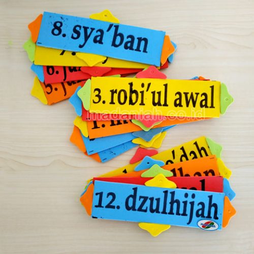 Distributor Alat Peraga Edukatif Nama Bulan Hijriyah Spon Sulawesi Tenggara