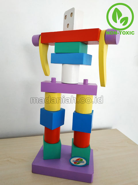 Distributor Alat Peraga Edukatif Balok Robot Maluku