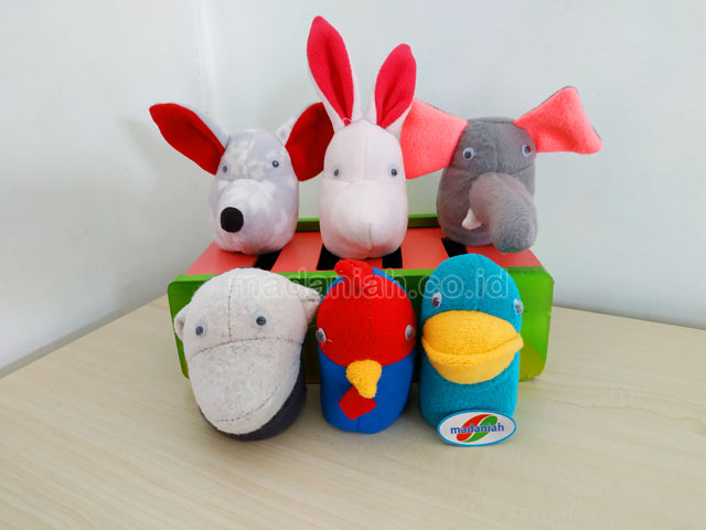Distributor Alat Peraga Edukatif Boneka Jari Hewan Wool Jawa Barat