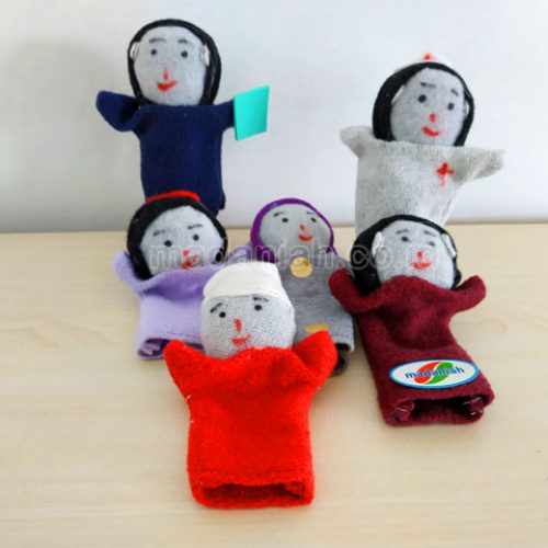 Distributor Alat Peraga Edukatif Boneka Jari Profesi Wool Sumatera Barat