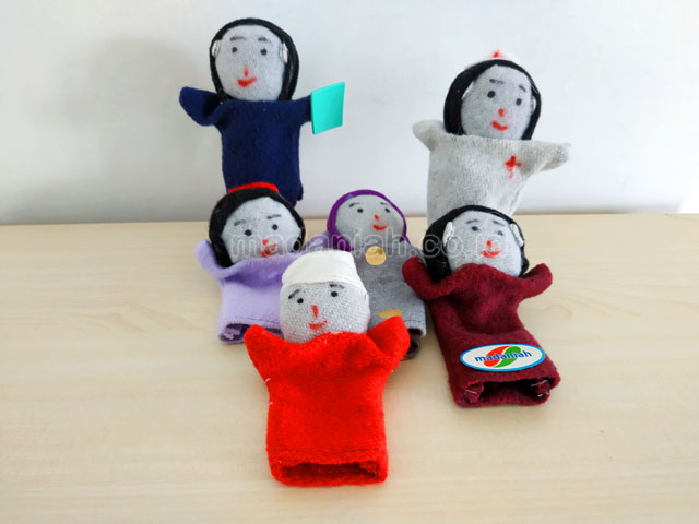 Distributor Alat Peraga Edukatif Boneka Jari Profesi Wool Sumatera Barat