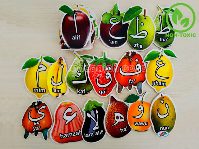 Distributor Alat Peraga Edukatif Buah Huruf Arab Sulawesi Tengah
