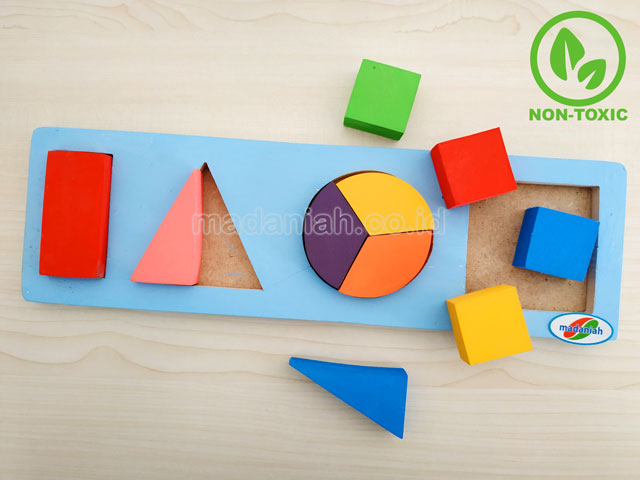 Distributor Alat Peraga Edukatif Fraksi4 ShapeBlok Set Lampung