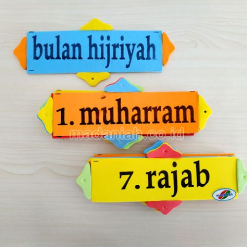 Distributor Alat Peraga Edukatif Nama Bulan Hijriyah Spon Sulawesi Selatan