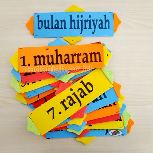 Distributor Alat Peraga Edukatif Nama Bulan Hijriyah Spon Sulawesi Utara