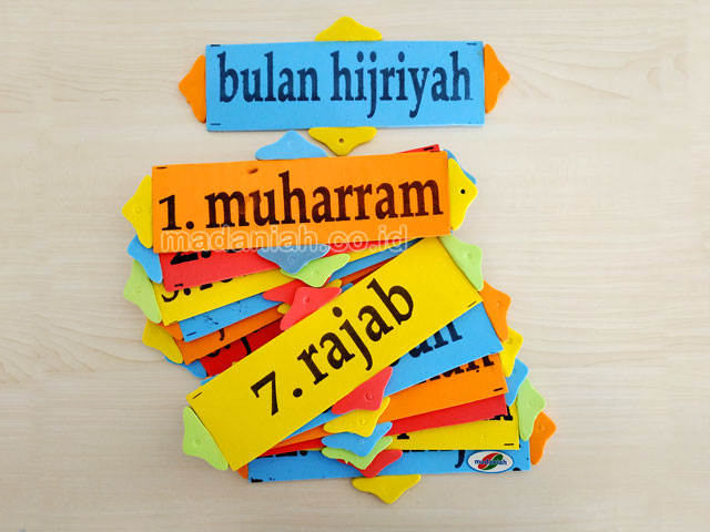 Distributor Alat Peraga Edukatif Nama Bulan Hijriyah Spon Sulawesi Utara