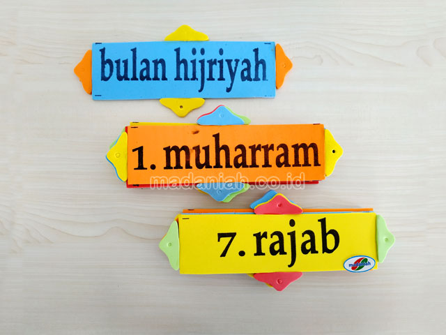 Distributor Alat Peraga Edukatif Nama Bulan Hijriyah Spon Sumatera Selatan