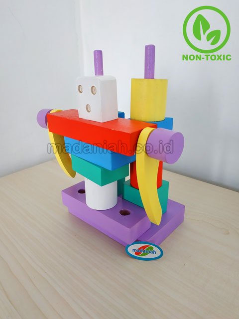 Distributor Alat Peraga Edukatif Balok Robot Bali
