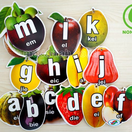 Distributor Alat Peraga Edukatif Buah Huruf Abjad Bengkulu