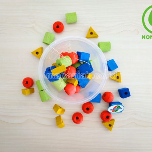 Distributor Alat Peraga Edukatif Meronce Geometri Kayu Nusa Tenggara Barat