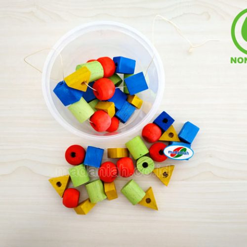 Distributor Alat Peraga Edukatif Meronce Geometri Kayu Nusa Tenggara Timur