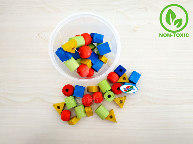 Distributor Alat Peraga Edukatif Meronce Geometri Kayu Nusa Tenggara Timur