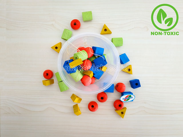 Distributor Alat Peraga Edukatif Meronce Geometri Kayu Sumatera Selatan