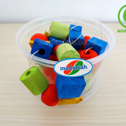 Distributor Alat Peraga Edukatif Meronce Geometri Kayu (Toples) Riau