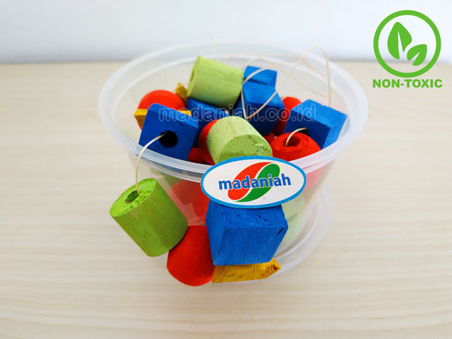 Distributor Alat Peraga Edukatif Meronce Geometri Kayu (Toples) Riau