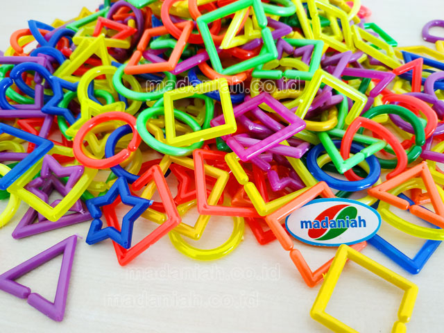 Distributor Alat Peraga Edukatif Meronce Geometri Plastik Sumatera Utara