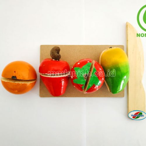 Distributor Alat Peraga Edukatif Miniatur Buah Potong Jambi