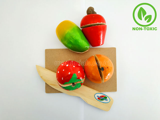 Distributor Alat Peraga Edukatif Miniatur Buah Potong Jawa Timur