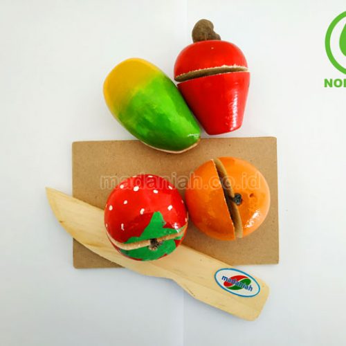 Distributor Alat Peraga Edukatif Miniatur Buah Potong Lampung