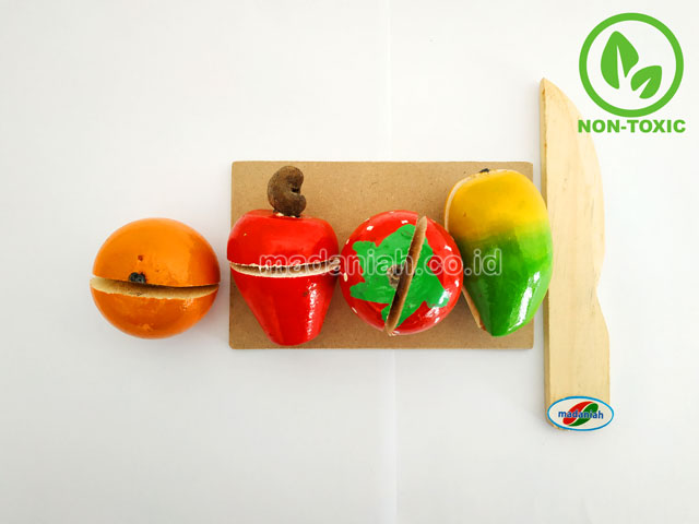 Distributor Alat Peraga Edukatif Miniatur Buah Potong Sumatera Utara