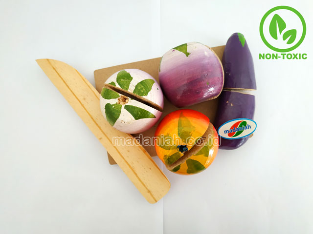 Distributor Alat Peraga Edukatif Miniatur Sayur Potong Bengkulu
