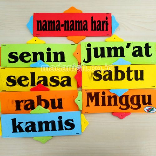 Distributor Alat Peraga Edukatif Nama Hari Spon Aceh Distributor Alat Peraga Edukatif Nama Hari Spon Aceh