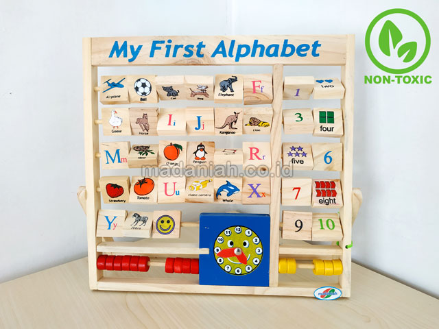 Distributor Alat Peraga Edukatif Papan Alphabet Kombinasi Jakarta