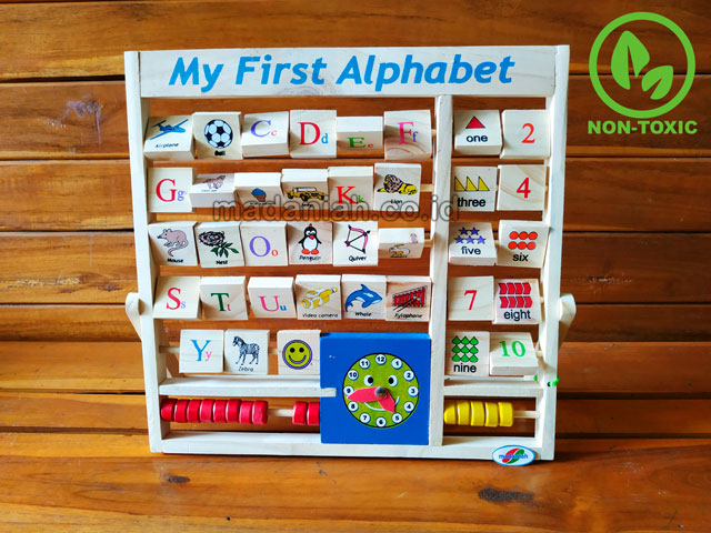 Distributor Alat Peraga Edukatif Papan Alphabet Kombinasi Kepulauan Bangka Belitung