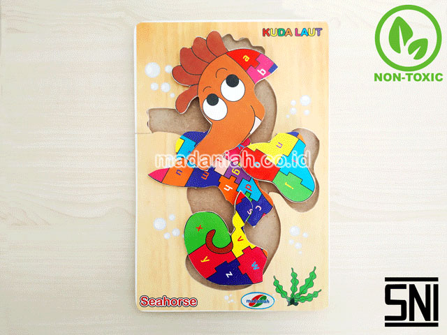 Distributor Alat Peraga Edukatif Puzzle Abjad Kuda Laut Jawa Barat