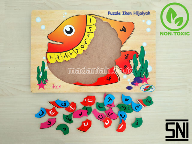 Distributor Alat Peraga Edukatif Puzzle Hijaiyyah Ikan Riau