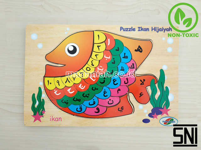 Distributor Alat Peraga Edukatif Puzzle Hijaiyyah Ikan Sulawesi Tengah